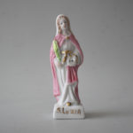 Imagem de Santa Luzia em porcelana com 9 cm